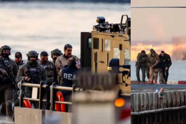 न्युयोर्कमा ऐतिहासिक सुनुवाइः मादुरो म्यानह्याटन अदालतमा उपस्थित